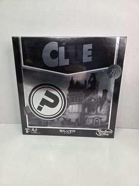 Clue Silver Line Edition Board Game Hasbro, NEW SEALED